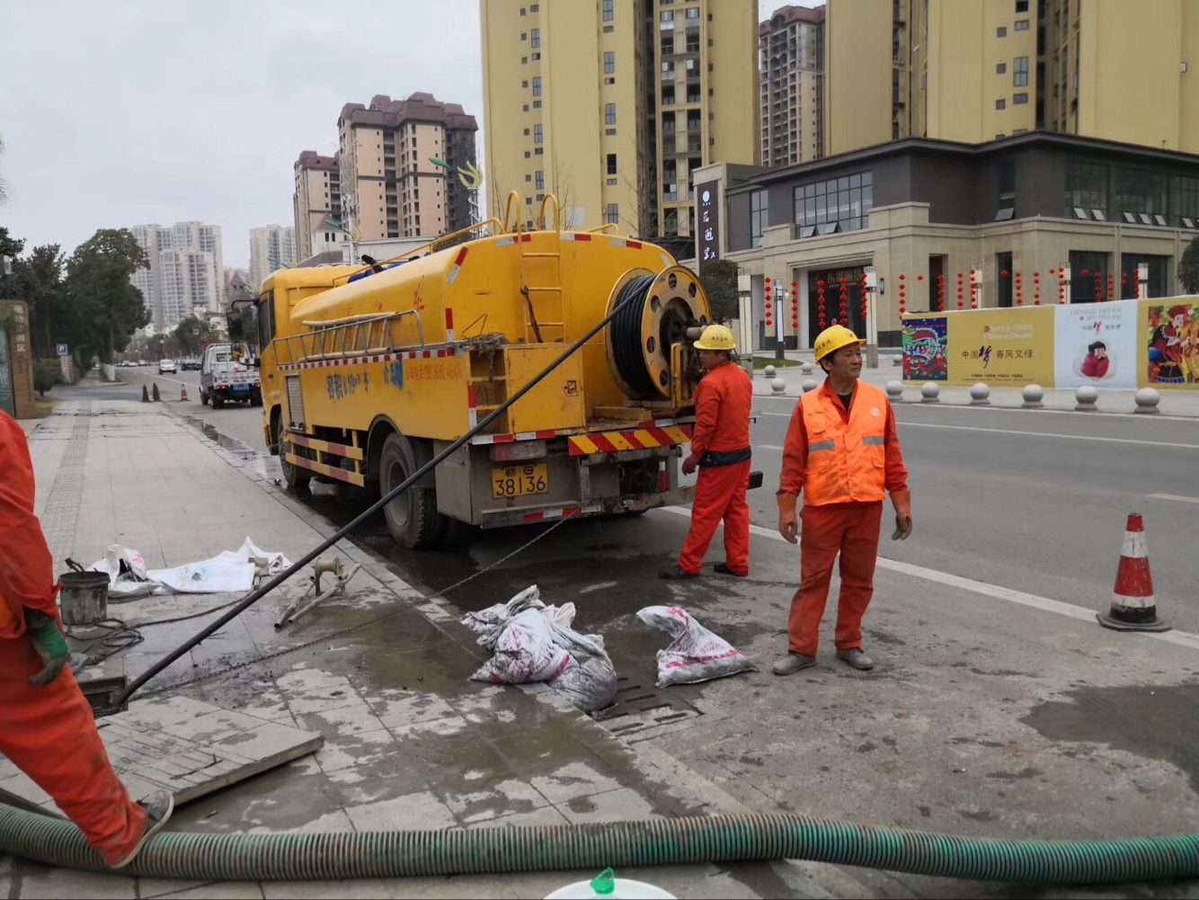 仁怀排污管道清淤-管道清洗